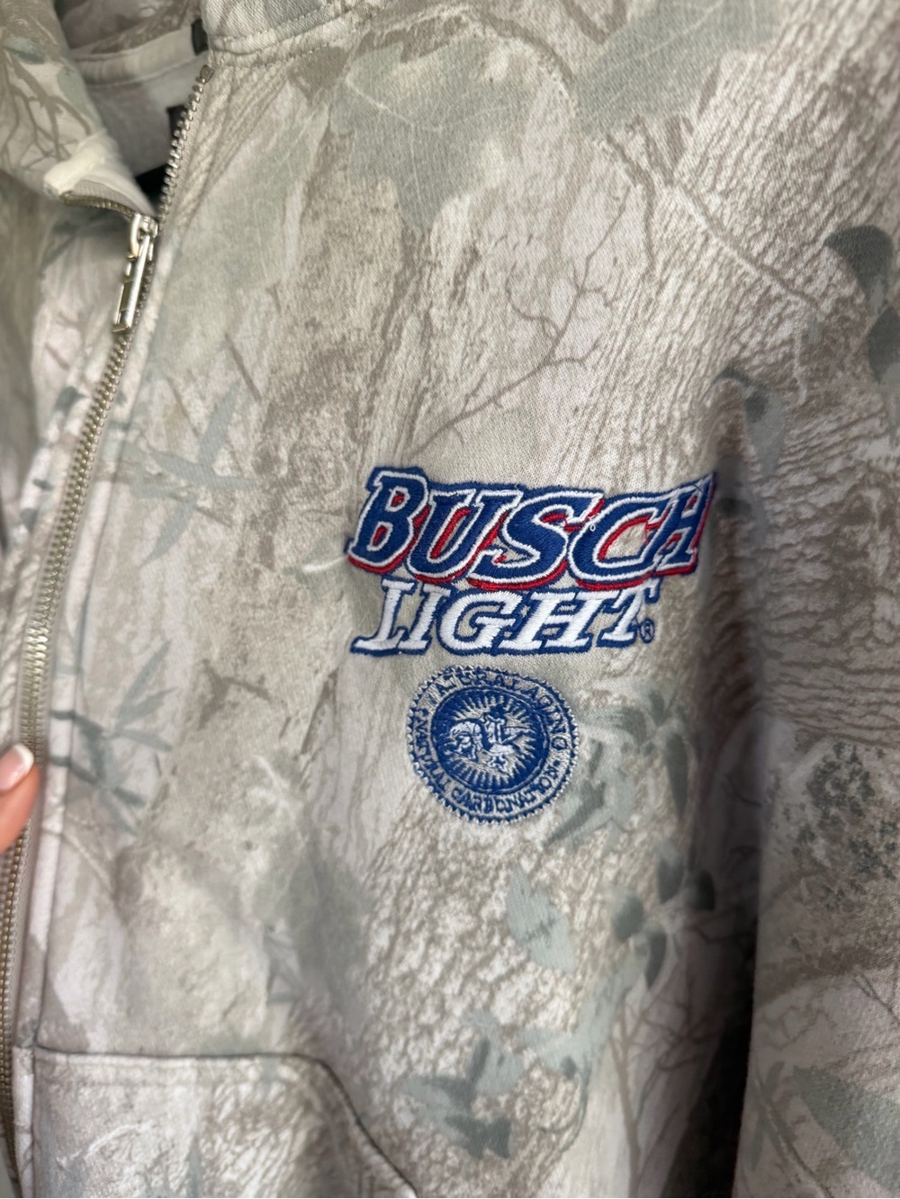Abercrombie & Fitch Soft A&F Collection Busch Light Camo Hoodie - Picture 3 of 5